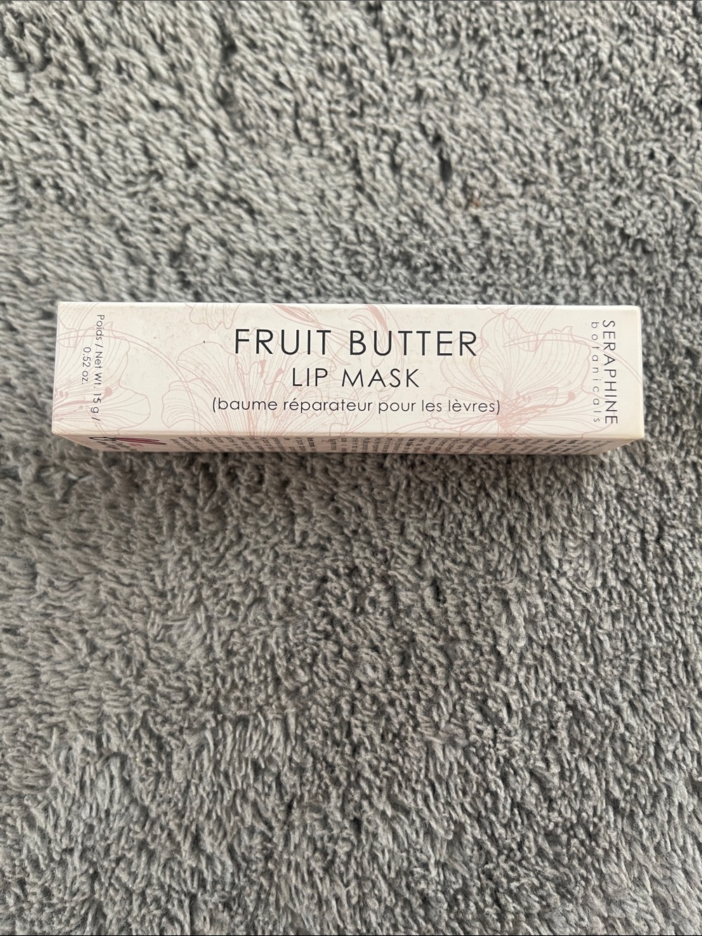 Seraphine Fruit Butter Lip Mask - Light Pink & White Packaging